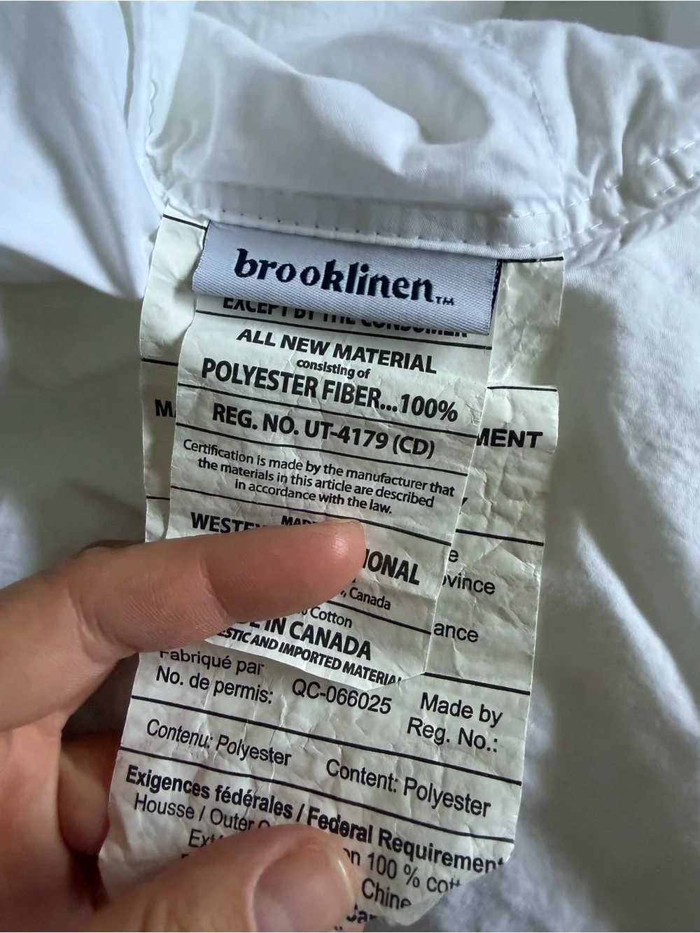Brooklinen King Down Alternative Comforter - Lightweight